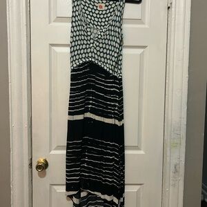 High-lo maxi dress